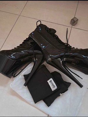 Adore 1020 pole dancing boots black size 37 new