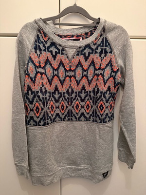 Superdry women's sweatshirt like new, gray, size S
