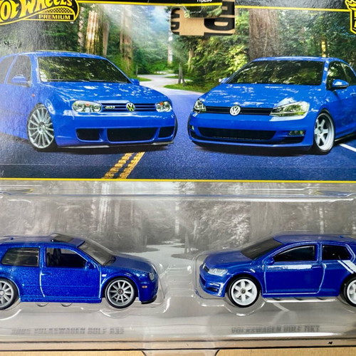 Hot Wheels Premium Volkswagen Golf R32 & Golf MK7 new collector set