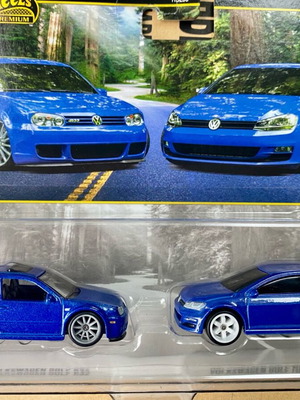Hot Wheels Premium Volkswagen Golf R32 & Golf MK7 new collector set