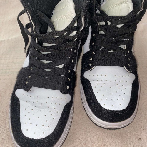 Women's sneakers boots like new, size 38, black and white