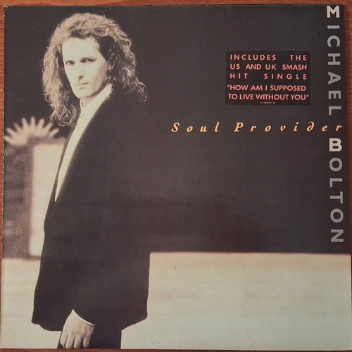 Michael Bolton Soul Provider record used, Greek pressing 1989