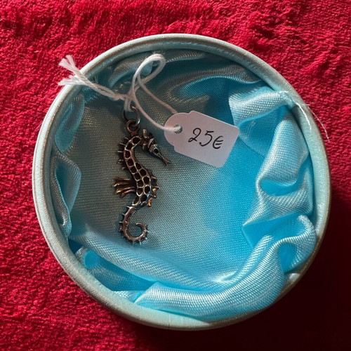 Seahorse pendant silver 925 new