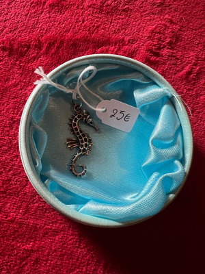 Seahorse pendant silver 925 new
