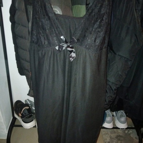 Plus size nightgown used, black, size XXXL