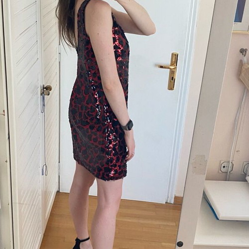 Zara sequin mini dress size S, like new