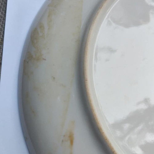 Vohenstrauss plate used, decorative with Oriole and floral design