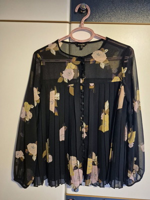 Massimo Dutti shirt black like new, size S