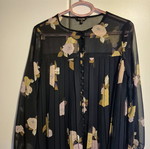 Massimo Dutti shirt black like new, size S