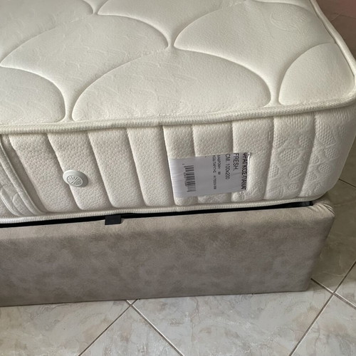 Bed with mattress, two years old, excellent condition