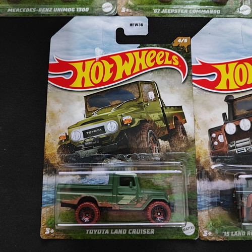 Hot Wheels Mud Runners Series 2022 complete set new