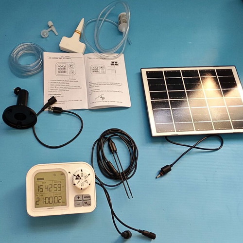 Raddy WS-7 Drip Irrigation Kit like new with soil moisture sensor and solar panel