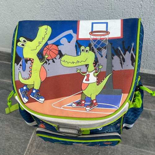 Polo Hard Shell Dino school backpack like new