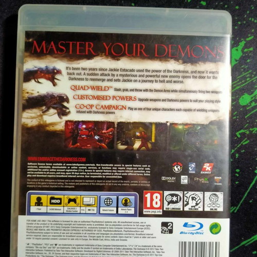 The Darkness 2 PS3 in good condition