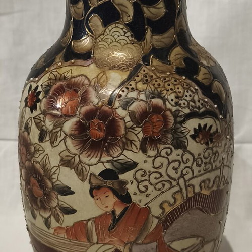 Handmade clay vase like new, 31 cm height, 46 cm circumference