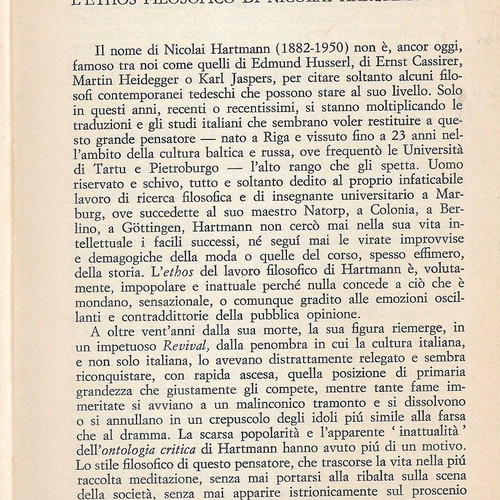 Introduzione all΄ ontologia critica used book in Italian