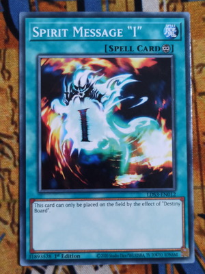 Spirit Message "I" Continuous Spell κάρτα σαν καινούργιο