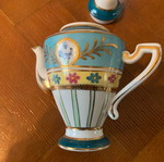 Τσαγιέρα πορσελάνης Leonardo collection χειροποίητη σαν καινούργιο με φύλλα χρυσού