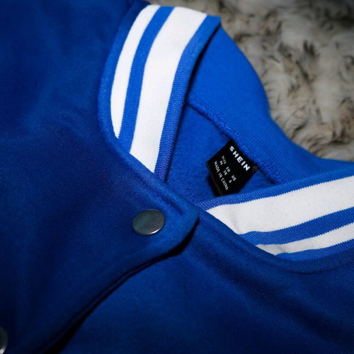 Shein college blue cardigan size M like new