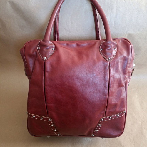 Tous leather shoulder bag extra large, like new, red