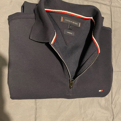 Tommy Hilfiger Long-Sleeve Shirt S like new, blue