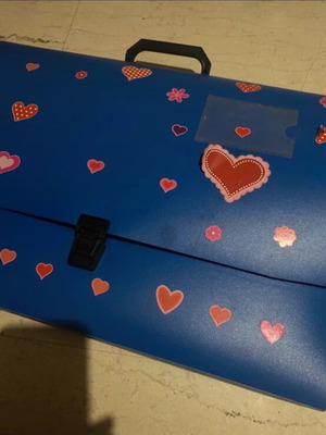 Briefcase used with stickers