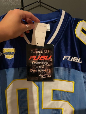 Fubu vintage oversized jersey new, unused with see-through fabric