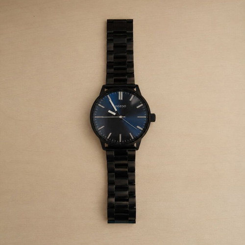 Oozoo men's watch brand new with black and dark blue dial