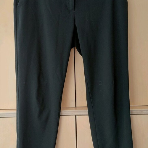 Benetton Pants Alpha Line Black Fabric like new size 48