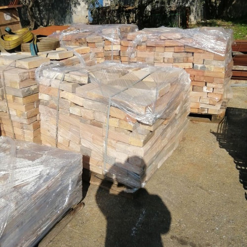 Firebricks from industrial gas kiln, 230mmX110mmX70mm