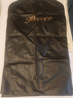 Coat suit dress garment bag with zipper Rococco like new