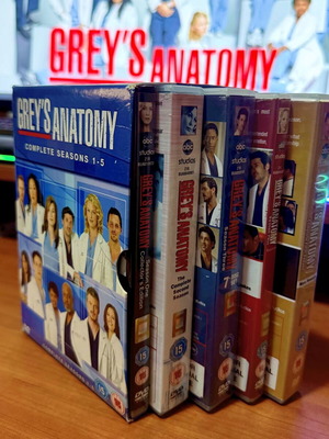 Grey's Anatomy complete seasons 1-5 DVD box set