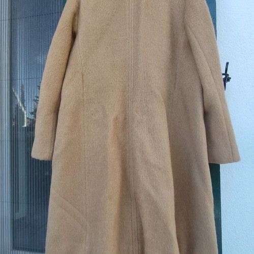 Camel Hair Wool Vintage 60's Coat Used