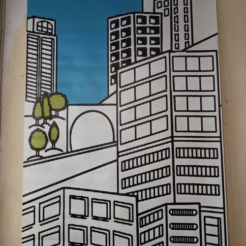 Canvas poster like new with beautiful design