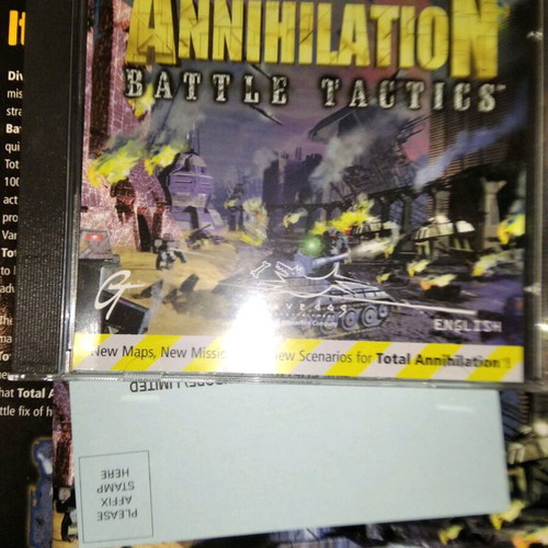 Total Annihilation Battle Tactics PC game used