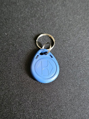 RFID Magnetic Access Tag Keychain new, blue