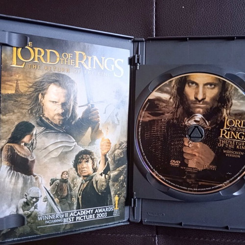 The Lord of the Rings The Return of the King 2DVD like new with Greek subtitles