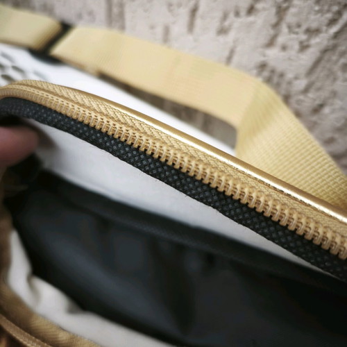 Waist bag metallic gold like new