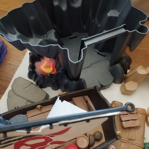 Vintage Playmobil Pirate Island SuperSet 4136 and Accessories