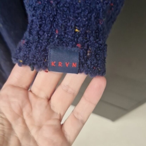 Karavan Lorena dress like new, blue roubaix boucle fabric