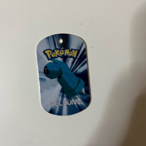 Pokémon metal tag Beldum like new
