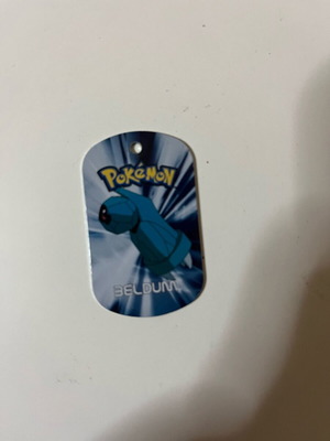 Pokémon metal tag Beldum like new