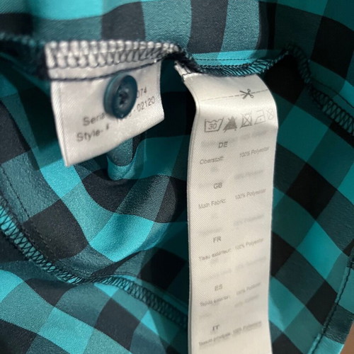 Mammut Shirt women's small like new, black and turquoise