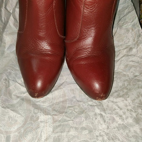 Tommy Hilfiger collaboration Zendaya & Tommy boots used, size 40, burgundy
