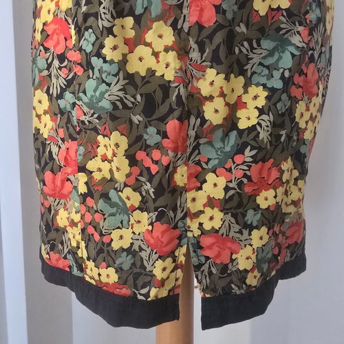 Floral dress vintage 1990s medium size, used