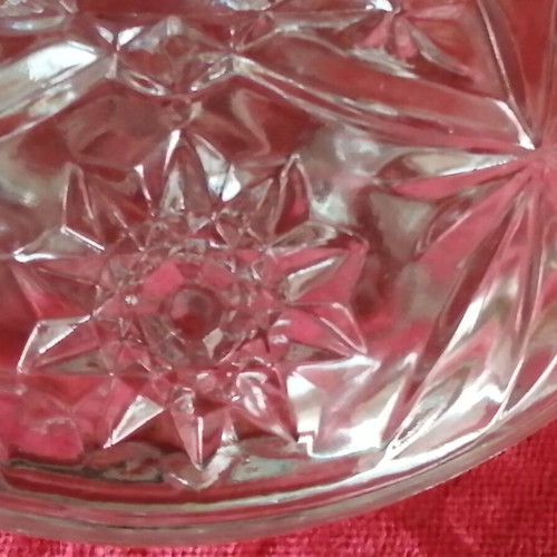Glass Fondant Dish new from 1990
