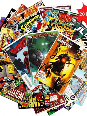Random Comics pack of 10 in excellent condition, English
