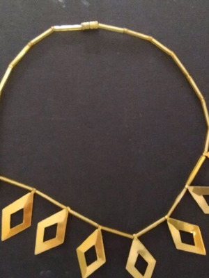 Perikles necklace thin gold-plated vintage like new