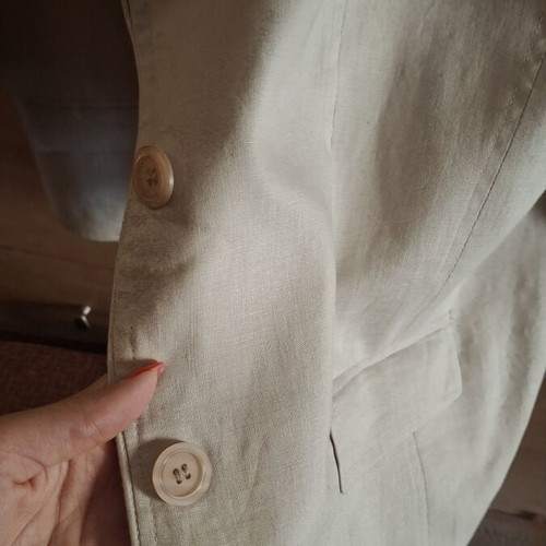 Women's linen jacket beige size XL like new