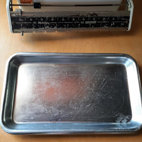 Vintage metal scale from 70s-80s like new, measuring tool